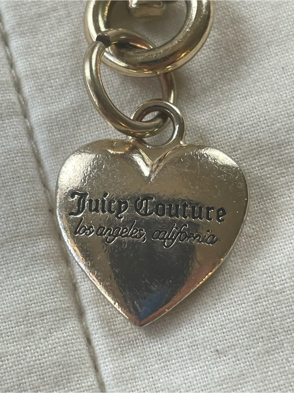 Juicy Couture Gold Tone Bag Charm